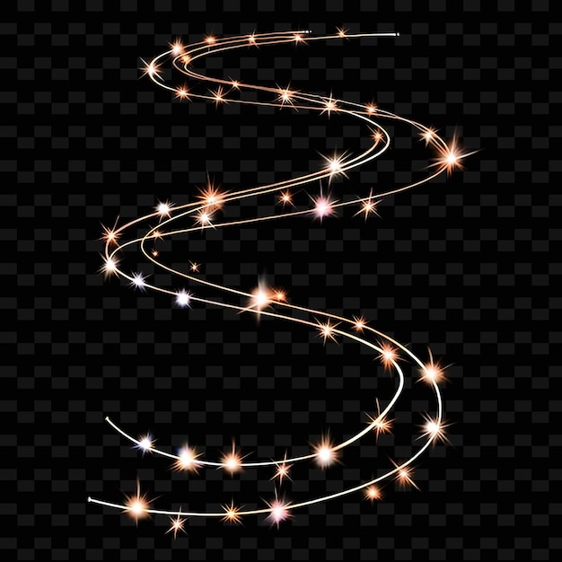 PSD the stars on a black background