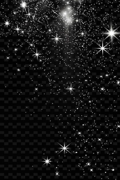 PSD stars on a black background