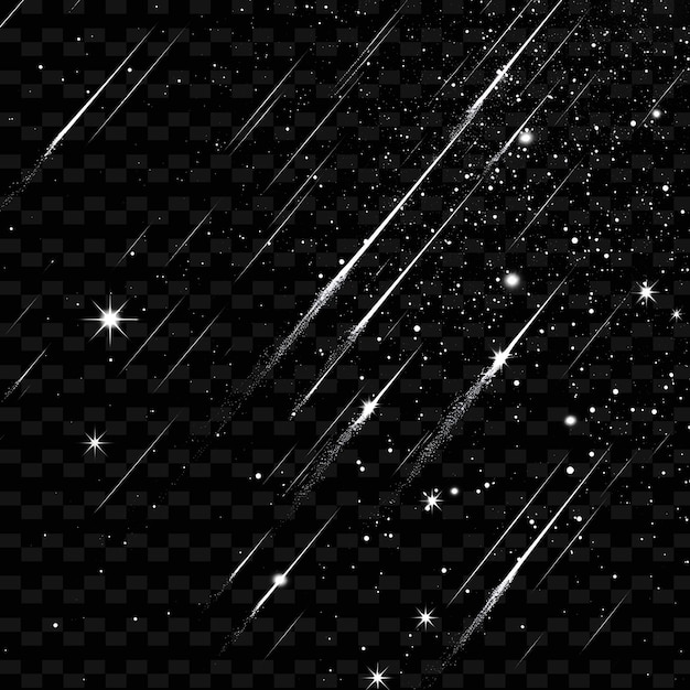 PSD the stars on a black background