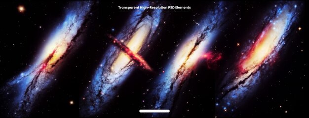 PSD stars of a planet and galaxy in a free space