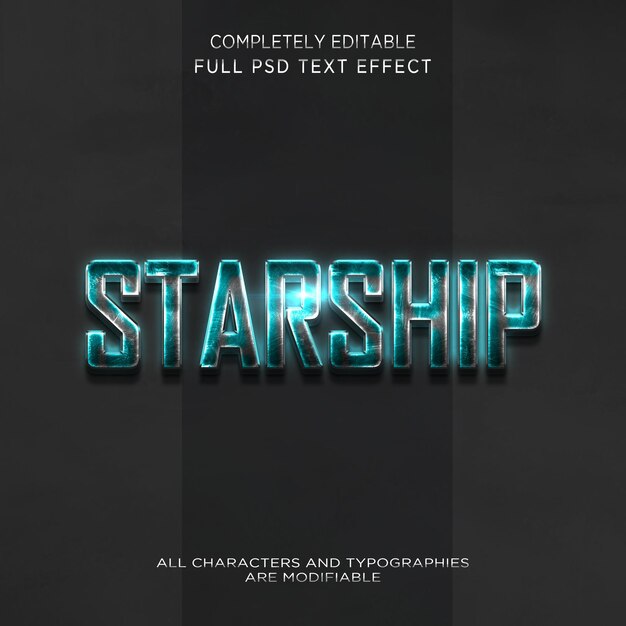 STARSHIP TEXT EFFECT