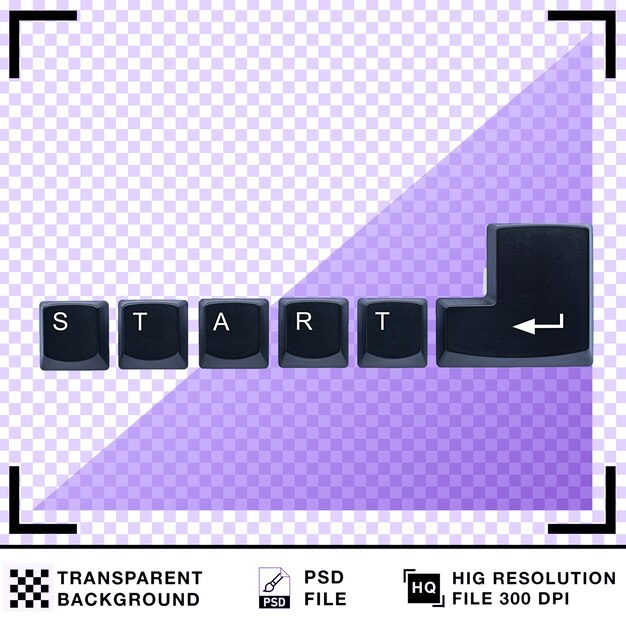 Start Enter Key Computer Keyboard Button