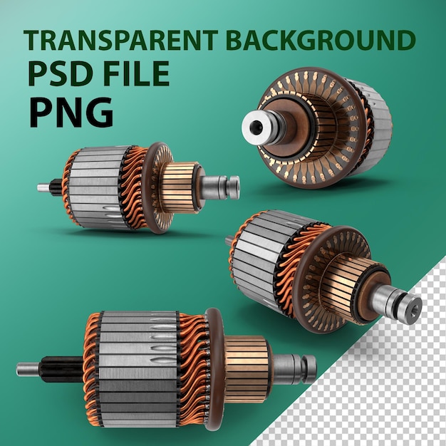 PSD Ротор стартера png