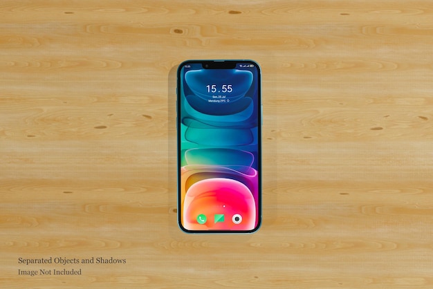 PSD startscherm smartphone-mockup