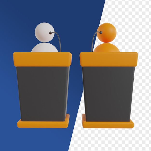 PSD clipart dell'icona di rendering 3d di avvio di attività