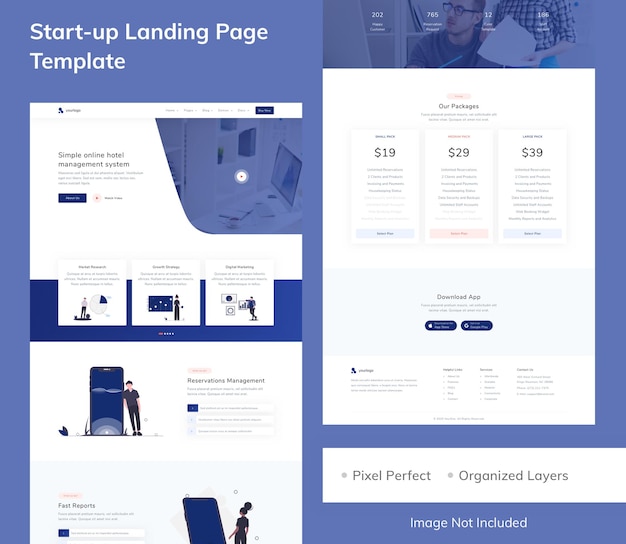 Startup Landing Page Template