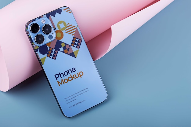 PSD mock-up di design per smartphone all'avanguardia