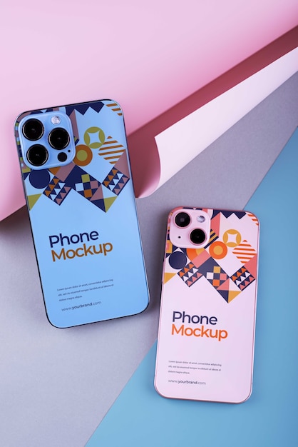 State of the art smartphone design mock-up