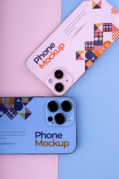 State of the art smartphone design mock-up
