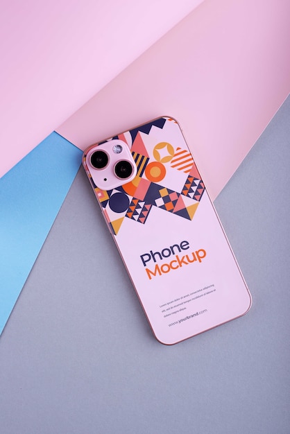 PSD mock-up di design per smartphone all'avanguardia