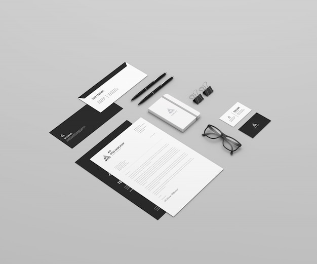 Stationary and branding mockup