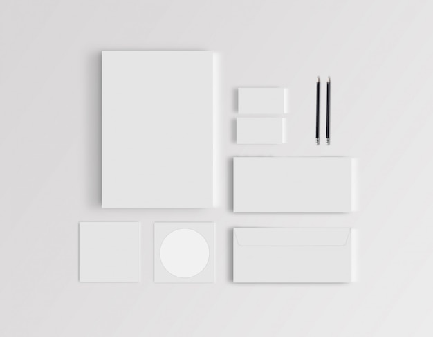 Stationary Mockup Template