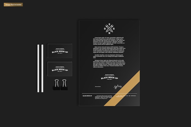 PSD stationary mockup