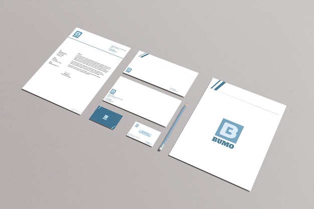 Stationary mockup