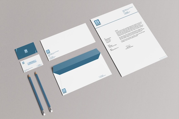 Stationary mockup