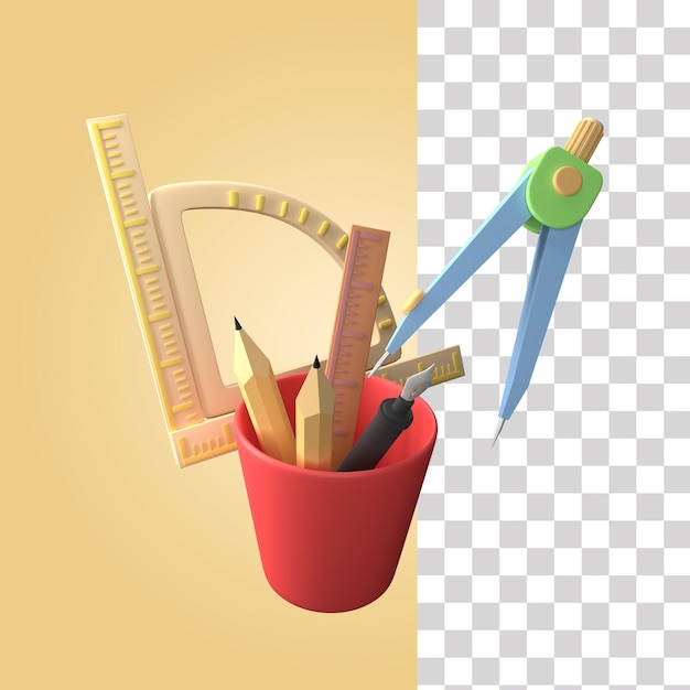 Stationary tool 3d icon