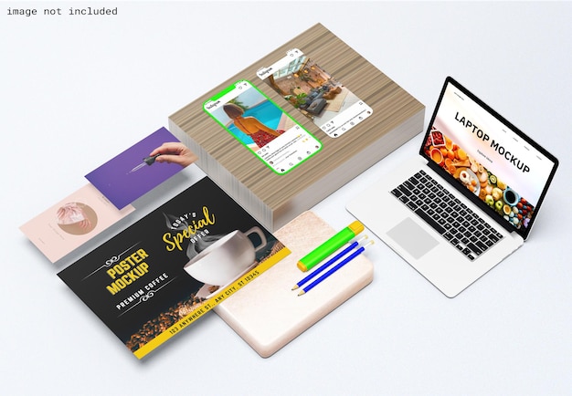 Stationery branding mockup