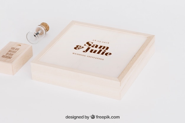 PSD stationery cardboard concept