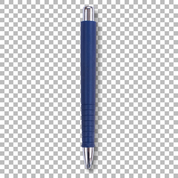 Stationery concept item for your design with pen writer on transparent background
