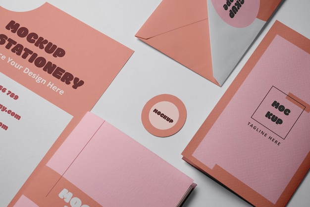 PSD stationery matte stijl bovenkant