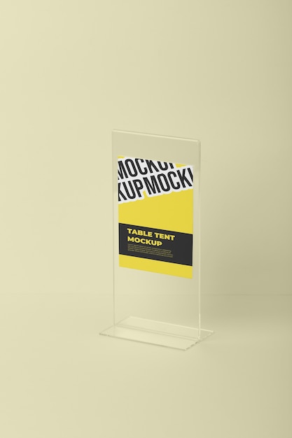 PSD stationery mock-up for table display