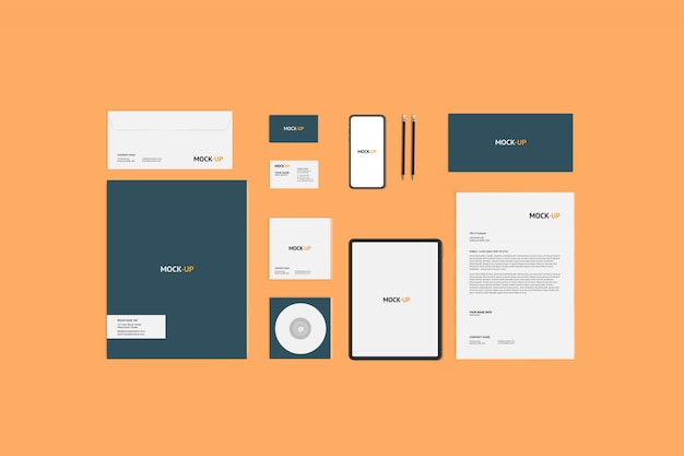 PSD stationery mock-up