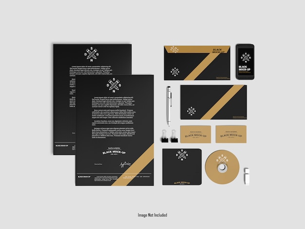 PSD mockup di cancelleria