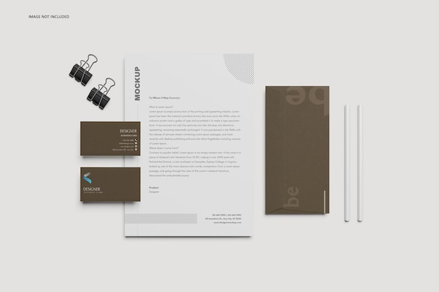 Stationery mockup