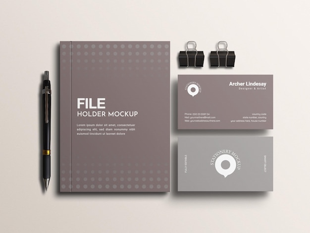 stationery mockup