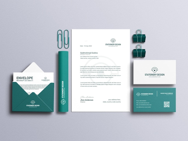 Stationery mockup