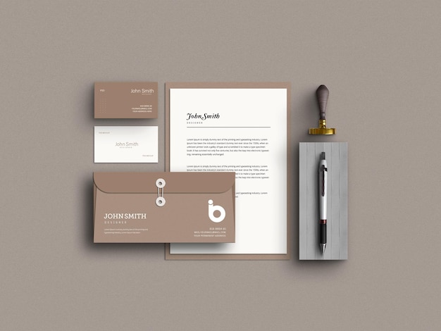 Stationery mockup