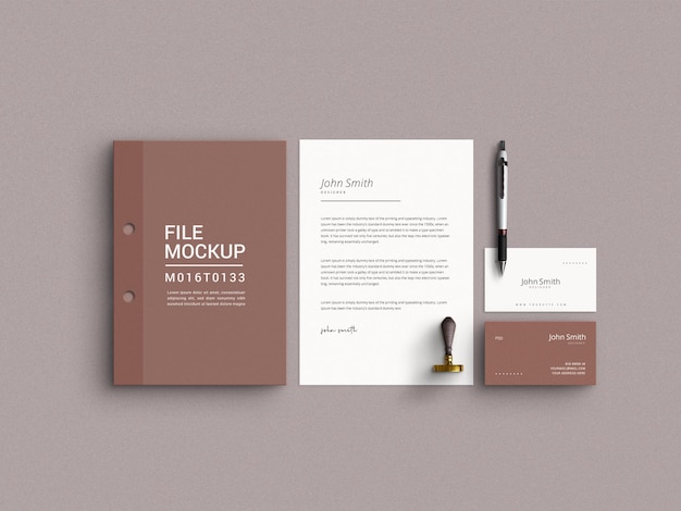 Stationery mockup