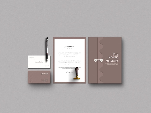 Stationery mockup