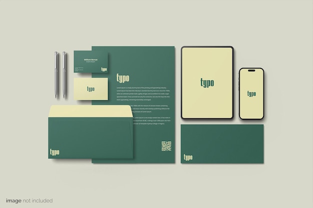 Stationery mockup