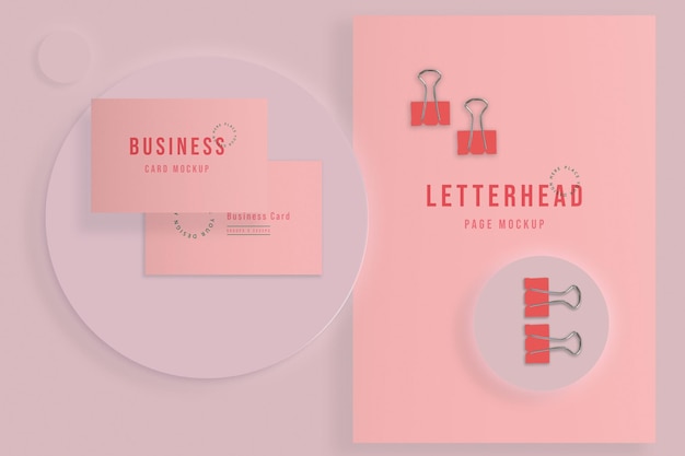 Stationery mockup