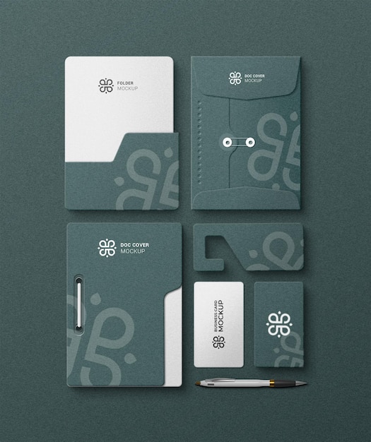 PSD stationery mockups