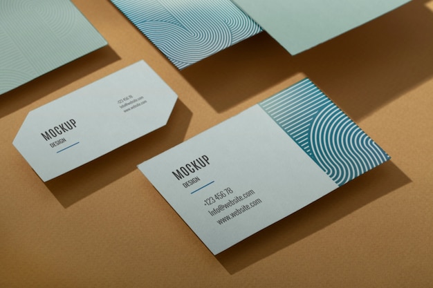 stationery optical print mockup design