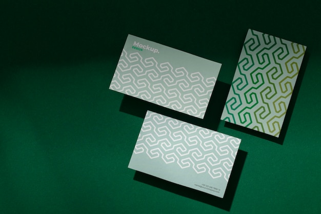 stationery optical print mockup design