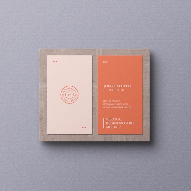 Stationery set mockup