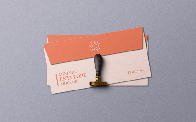 Stationery set mockup