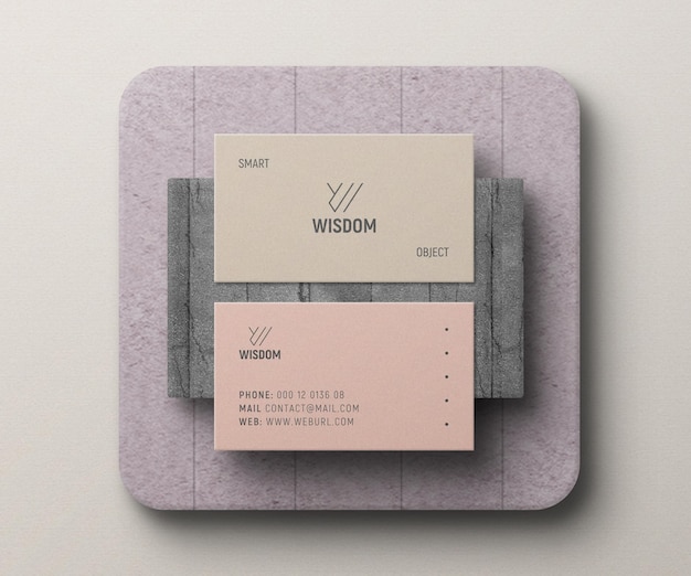 stationery set mockup