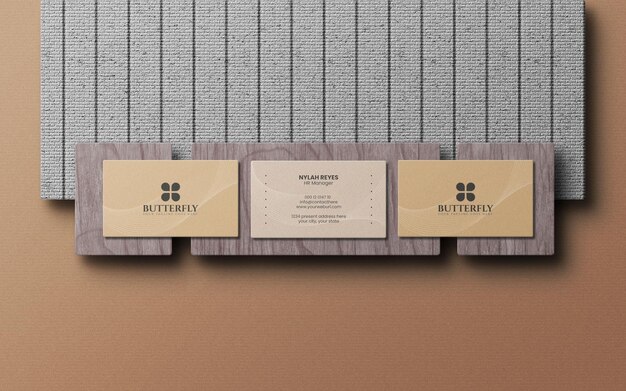 Stationery set mockup