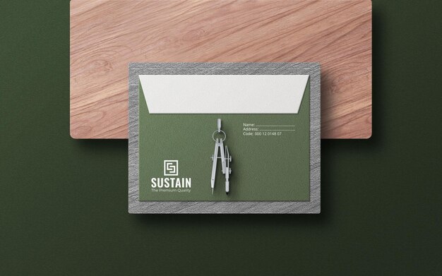 Stationery set mockup