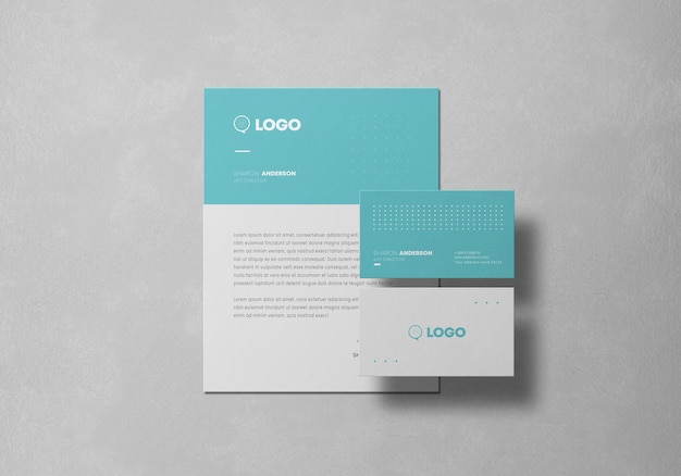 Stationery Set Mockup