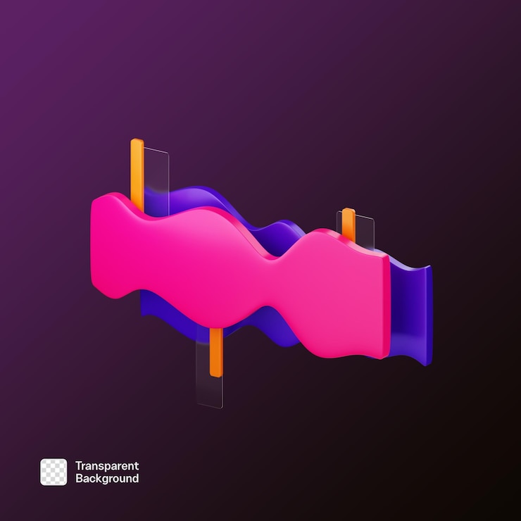 PSD statistics line graphs chart histogram 3d icon png template