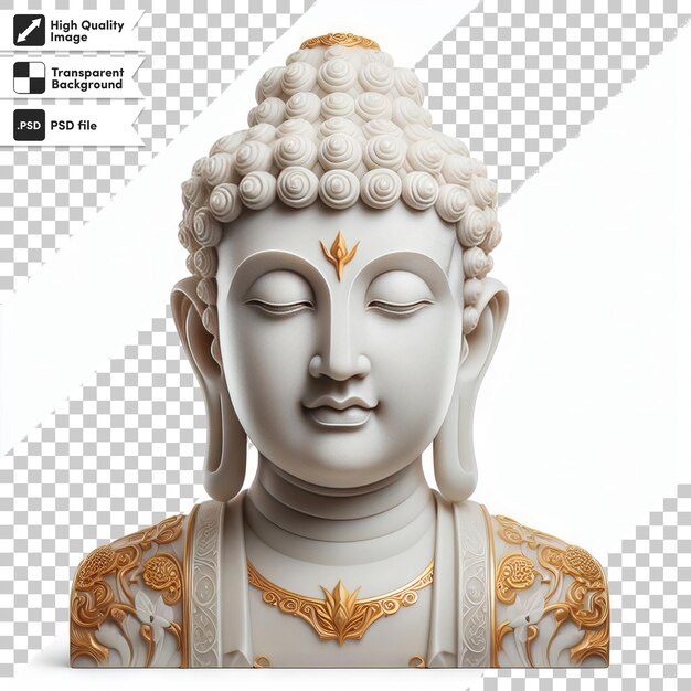 PSD una statua di buddha è mostrata in una foto