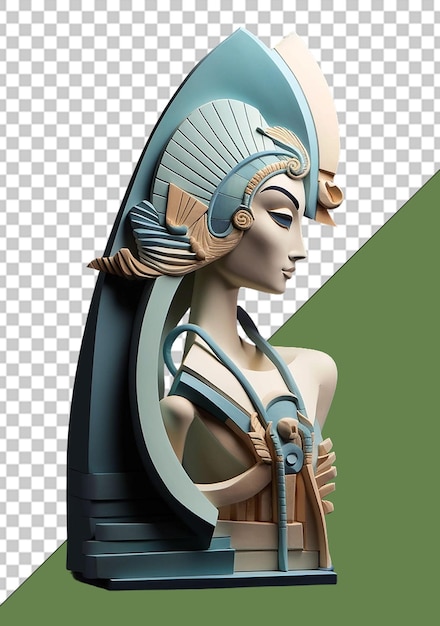 PSD statue decoration piece png illustration