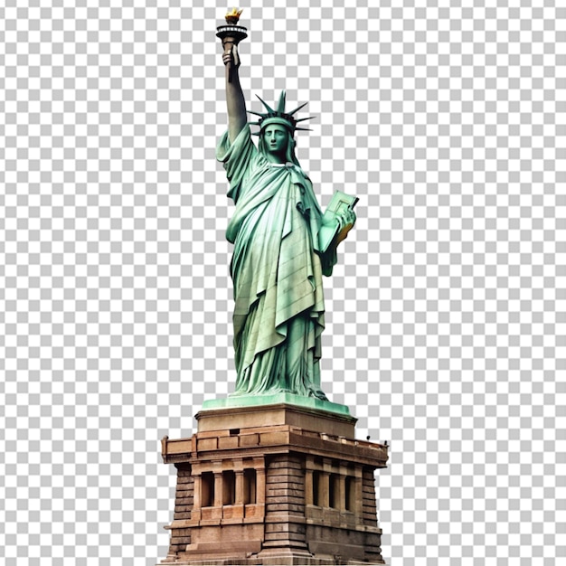 PSD statue of liberty transparent background