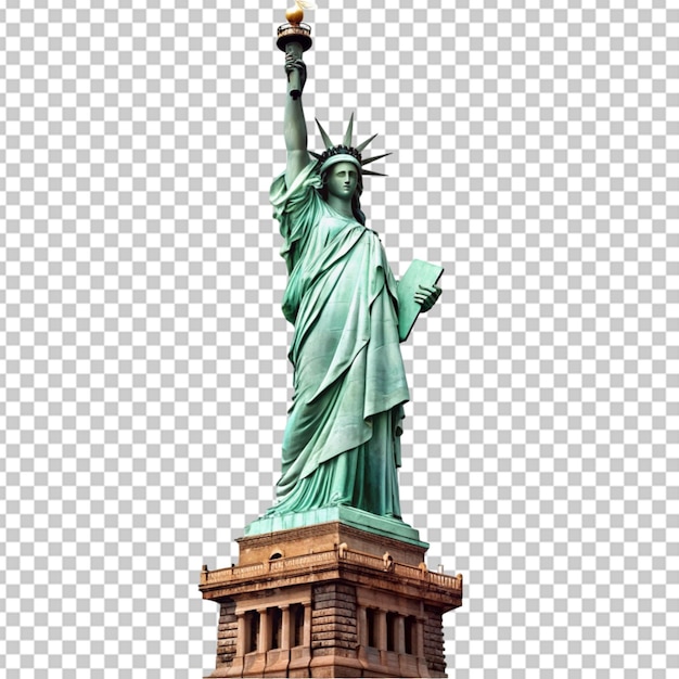 PSD statue of liberty transparent background