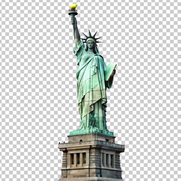 PSD statue of liberty transparent background